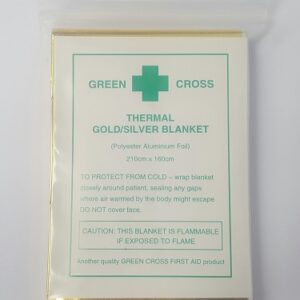 green cross gold blanket