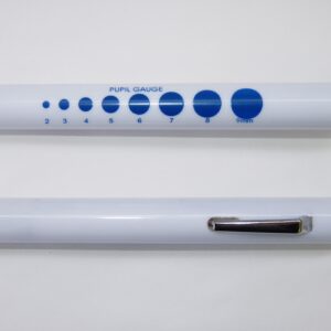 diagnostic examination torch with pupil gage disposable